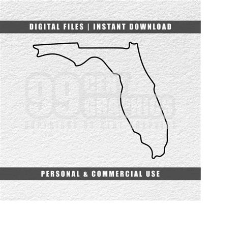 Florida Svg United States Svg State Outline Svg Cricut Sv Inspire