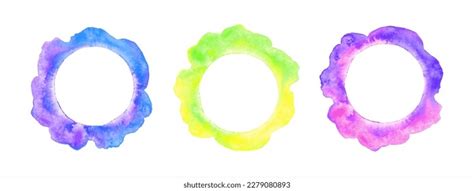 139 549 Watercolor Round Frame Images Stock Photos 3D Objects