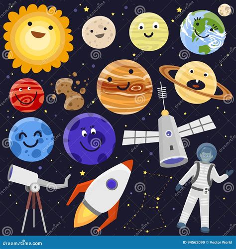 Astronaut Space Landing Planets Spaceship Solar System Future