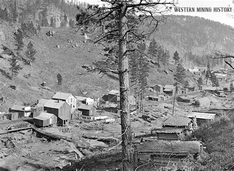 China Town At Deadwood Dakota Territory Western Mining History