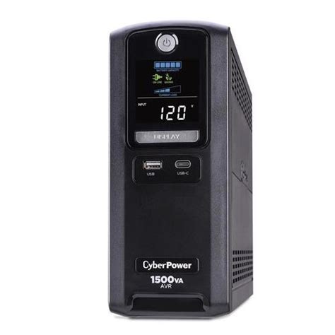 CyberPower LX1500GU3 Battery Backup/Surge Protector 6 ft. L 10 outlets ...