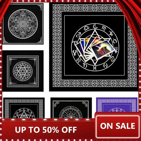 Tarot Table Altar Cloth Metaphysical Board Game Mat Square Pendulum Divination Altar Tablecloth