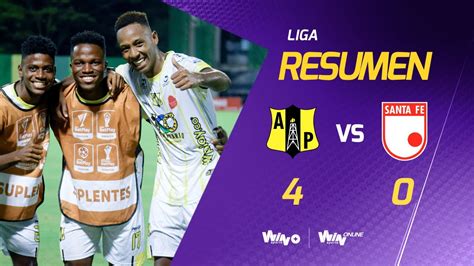 Alianza Petrolera Vs Santa Fe Resumen Y Goles Liga Betplay Dimayor