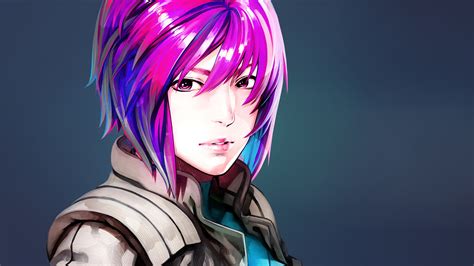 Wallpaper Ghost In The Shell Motoko Kusanagi Simple Background