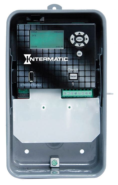 Intermatic Electronic Timer 1 Channels 120 To 277v Ac Spdt 30 A