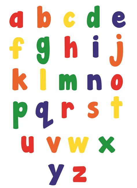 Printable Alphabet Lower Case