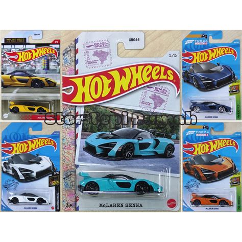 Hot Wheels McLaren Senna Nightburnerz Exotics World Class Racers 1 4