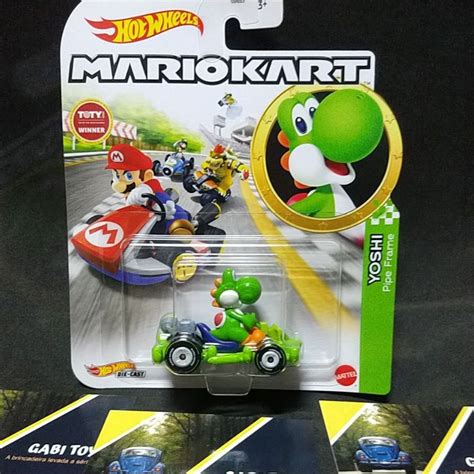 Hot Wheels Mario Kart Yoshi Pipe Frame Shopee Brasil