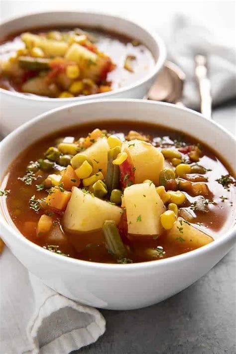 Easy Vegetable Soup The Salty Marshmallow