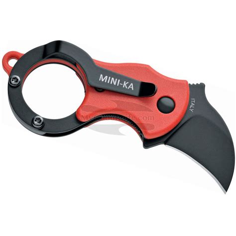 Folding karambit knife Fox Knives Mini-Ka Red/Black FX-535 RB 2.5cm for sale | MyGoodKnife