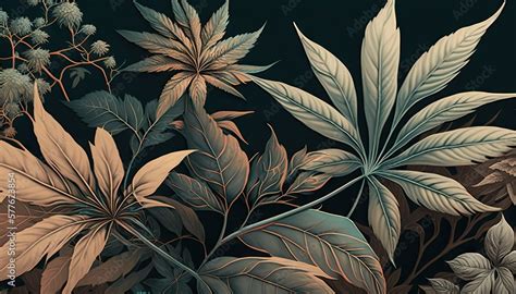 Beautiful Designer 420 Cannabis Seasonal Background With Nature