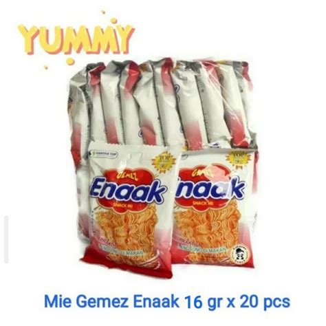 Jual Mie Gemez Enak Mi Gemes Enaak Isi 20 Shopee Indonesia