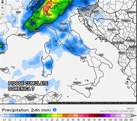 Meteo Dove Piover Sabato E Domenica Le Mappe Meteolive It