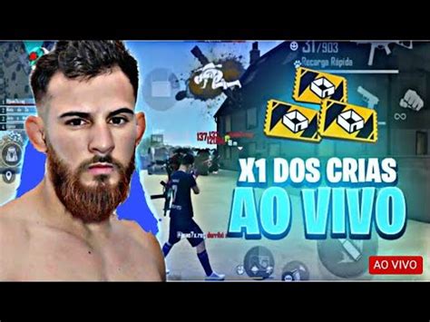 Free Fire Ao Vivox Dos Cria Ao Vivo Treinamento Para Di Rio V