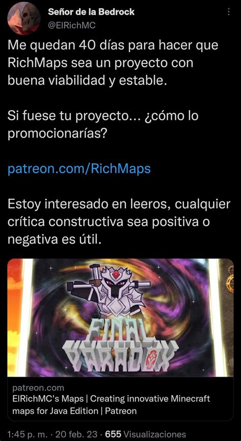 Exexplicador De Elrichmc Savemapmaking On Twitter Rich Nos Pregunta