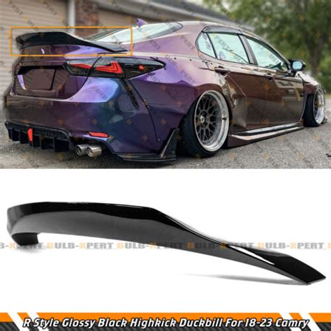 For 2018 24 Toyota Camry Se Xse Le Xle R Style Duckbill High Kick Trunk Spoiler Ebay