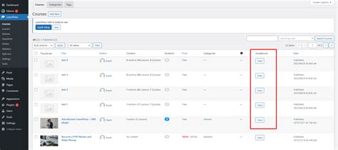 Front End Gradebook GradeBook Add On For LearnPress ThimPress Docs