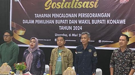 Kpu Konawe Sosialisasi Tahapan Dan Syarat Calon Perseorangan