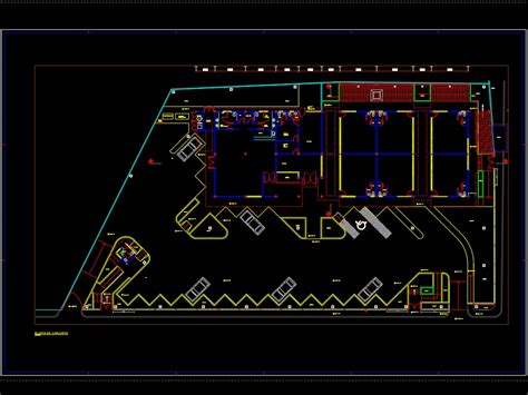 Centro Comercial En Autocad Descargar Cad Gratis Mb Bibliocad