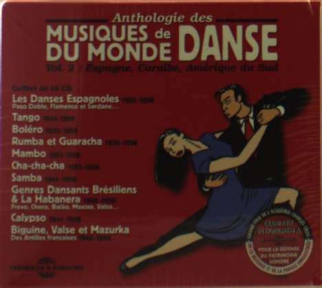 Anthologie Des Musiques De Danse Du Monde Vol 2 Espagne Caraibe