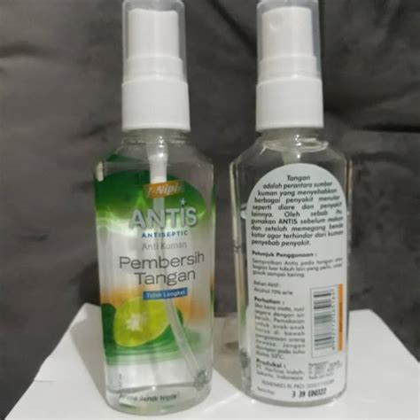 Jual Antis Antiseptic Spray Aroma Jeruk Nipis Ml Shopee Indonesia