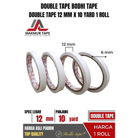 Jual Double Tape Bodhi Tape Mm X Yard Roll Kualitas Daimaru