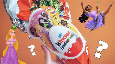 Apriamo Un UOVO DI PASQUA KINDER PRINCIPESSE DISNEY YouTube