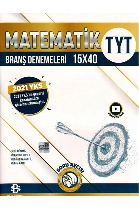 Tyt Matematik X Bran Denemeleri B Lg Sarmal Yayinlari