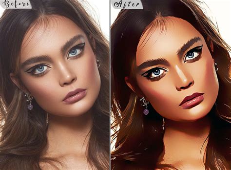 3 Vector Cartoon Painting Photoshop Action H4ZMB83