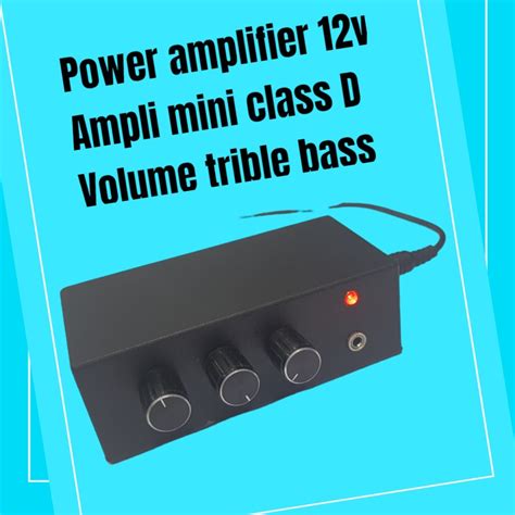 Jual Ayabdg Power Ampli Amplifier Mini Volt Stereo Volume Trible