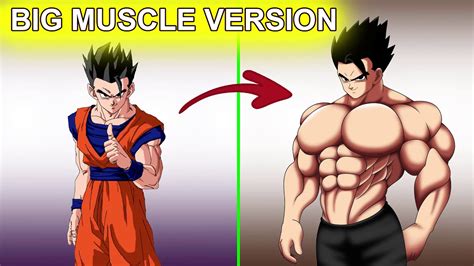 Gohan As Bodybuilder Dragon Ball Character As Muscular Versions Youtube