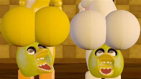 Toy Chica and Mangle Pooping Out Chica Heads by CatMario157 on DeviantArt