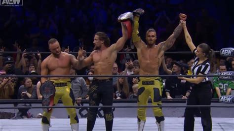 Bullet Club Gold Jay White And The Gunns Win Roh Six Man Tag Team