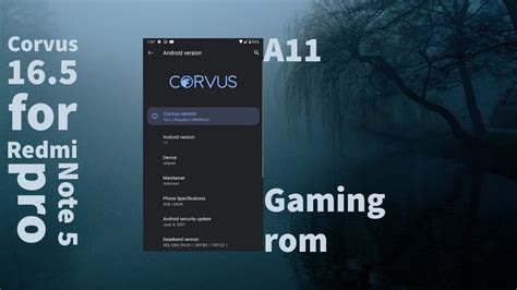 Corvus Os V Unofficial Android For Redmi Note Pro Whyred