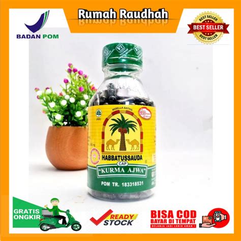 Jual Habbatussauda Cap Kurma Ajwa Isi Original Kapsul Serbuk