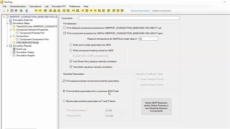 Cmg Ccus Adding Solubility Setting At Winprop Youtube