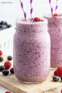 Luscious Blueberry Smoothie Recipe Belly Full