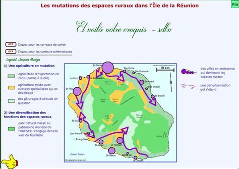 Tous les croquis de géographie de la classe de première du lycée