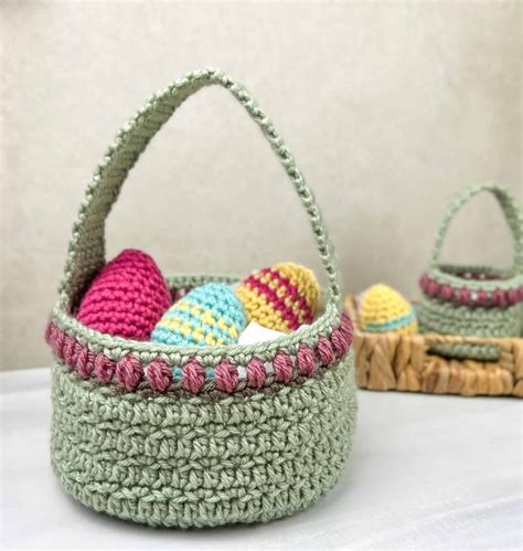 Crochet Easter Basket Patterns Our Daily Craft