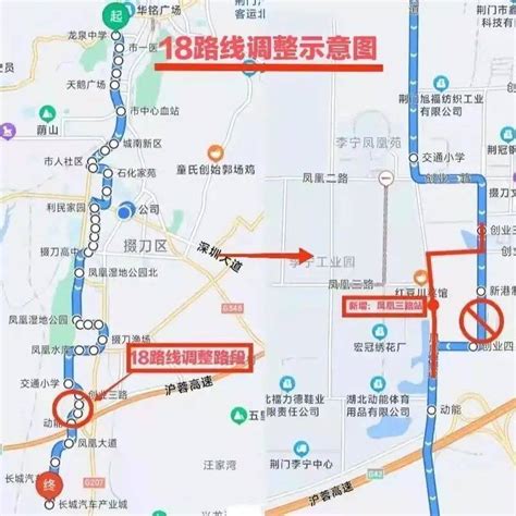 重要提醒！今起，荆门这条公交线路有变！调整大道凤凰