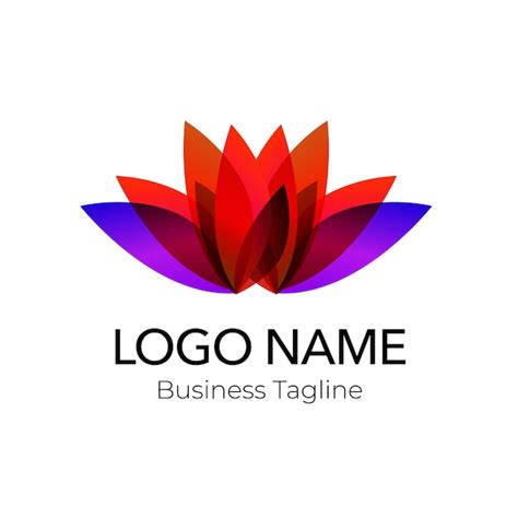 Colección de plantillas de diseño de logotipos de empresas coloridas