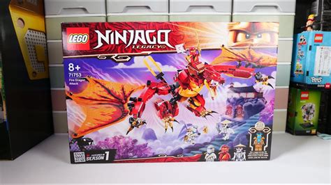 樂高幻影忍者係列71753烈焰神龍的攻擊 Lego Ninjago 71753 Fire Dragon Attack Quick Build And Review Youtube