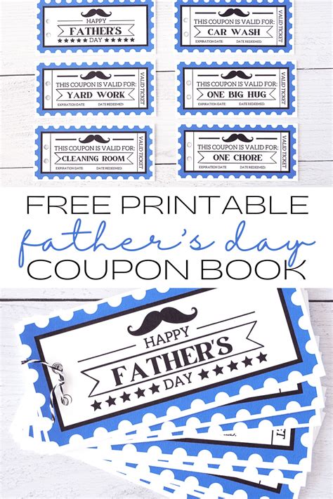 Father S Day Coupon Book Printable