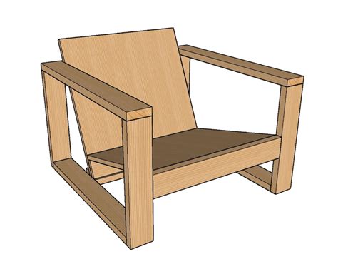 Outdoor Chair Build Plans Etsy