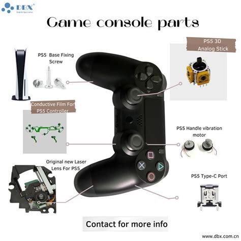 An Image Of A Video Game Console Parts Diagram With Instructions On How