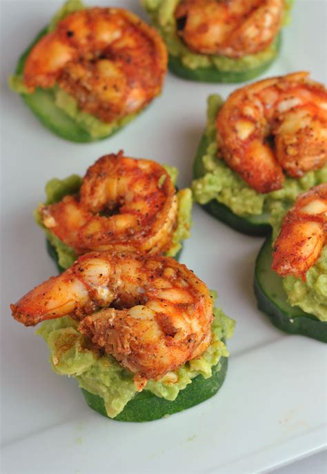 Avocado Cucumber Shrimp Appetizer