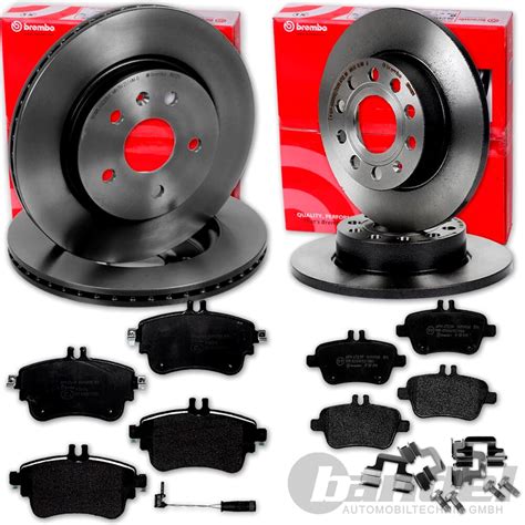 Brembo Bremsscheiben Bel Ge Wk Vorne Hinten Mercedes A B Klasse W W