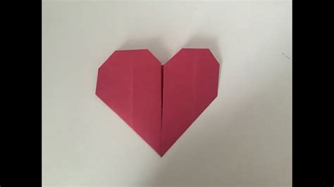 How To Make A Origami Heart Step By Step ️🥰 Youtube