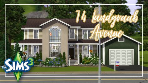 The Sims 3 Speed Build 74 Landgraab Ave YouTube