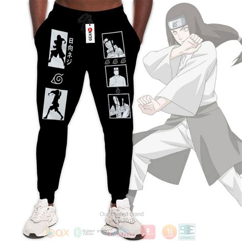 Hot Hyuga Neij Naruto Anime Jogger Pants Express Your Unique Style With Boxboxshirt